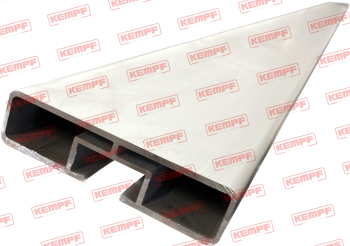Preview: 98672 Planenlatten-/Anfahrschutzprofil  100x25  mit Verstärkung eloxiert